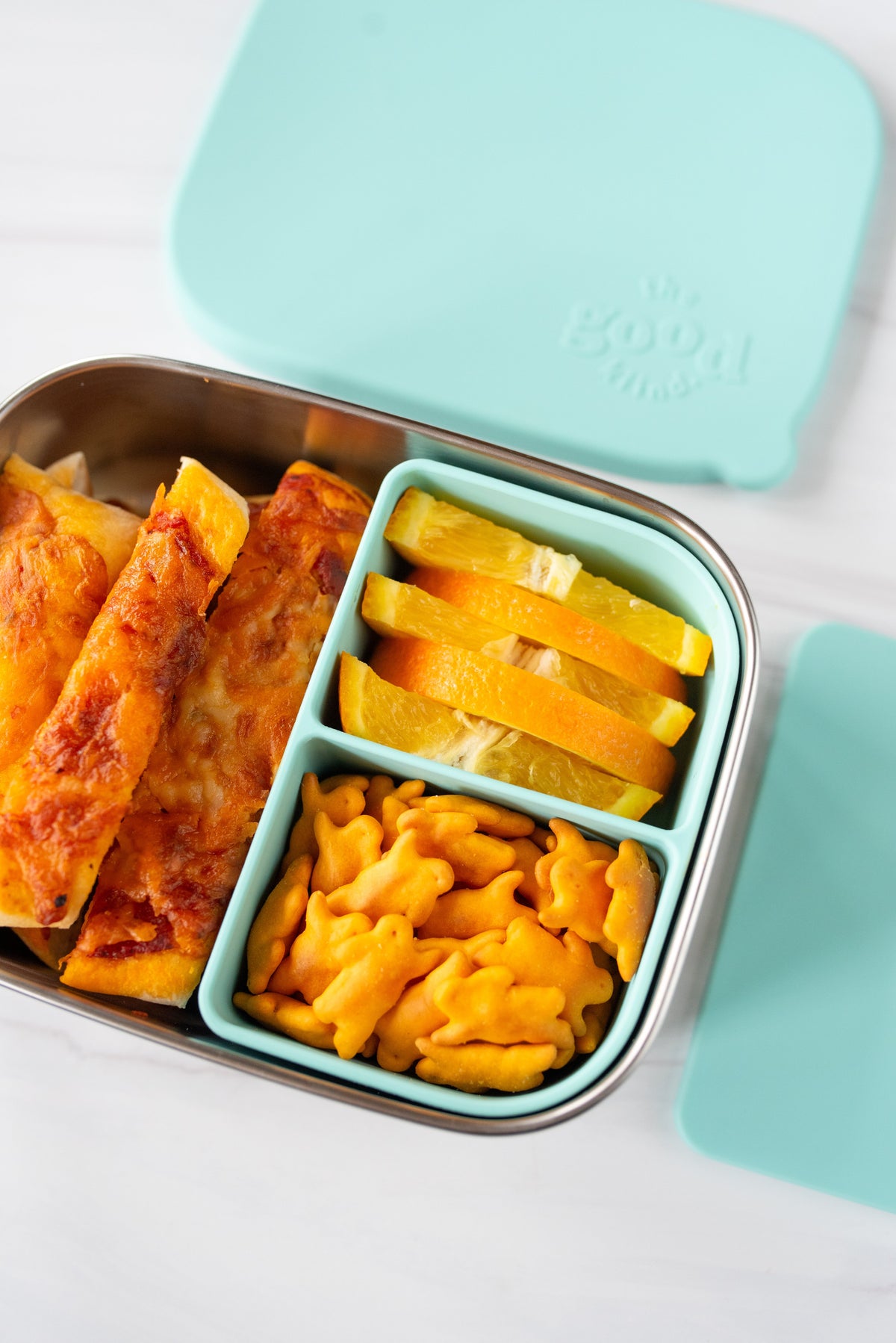 Bento Box with Removable Silicone Pod