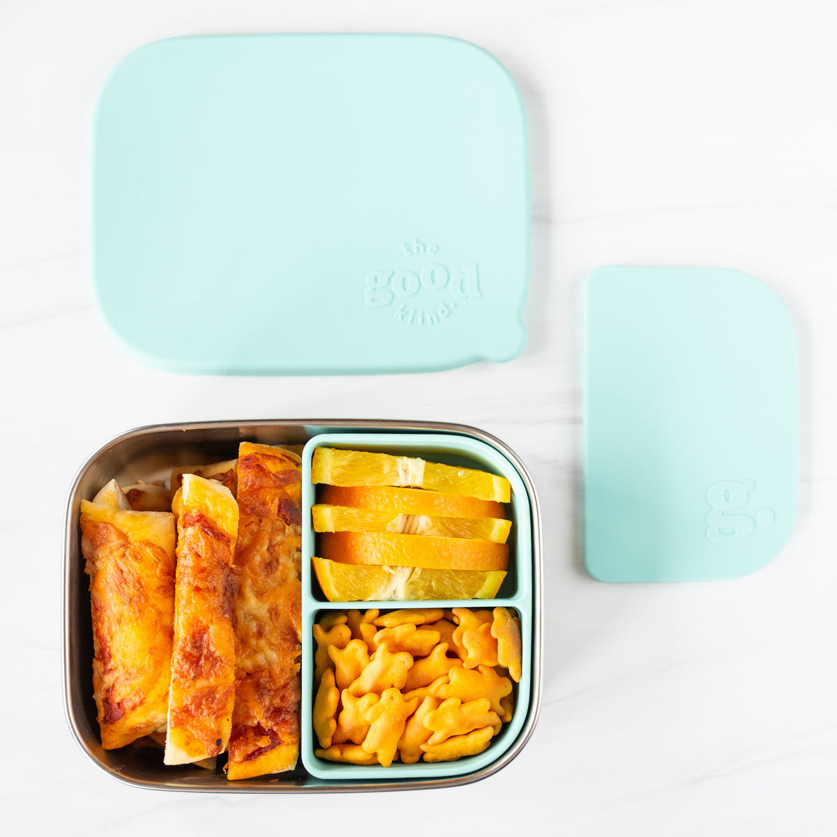Bento Box with Removable Silicone Pod