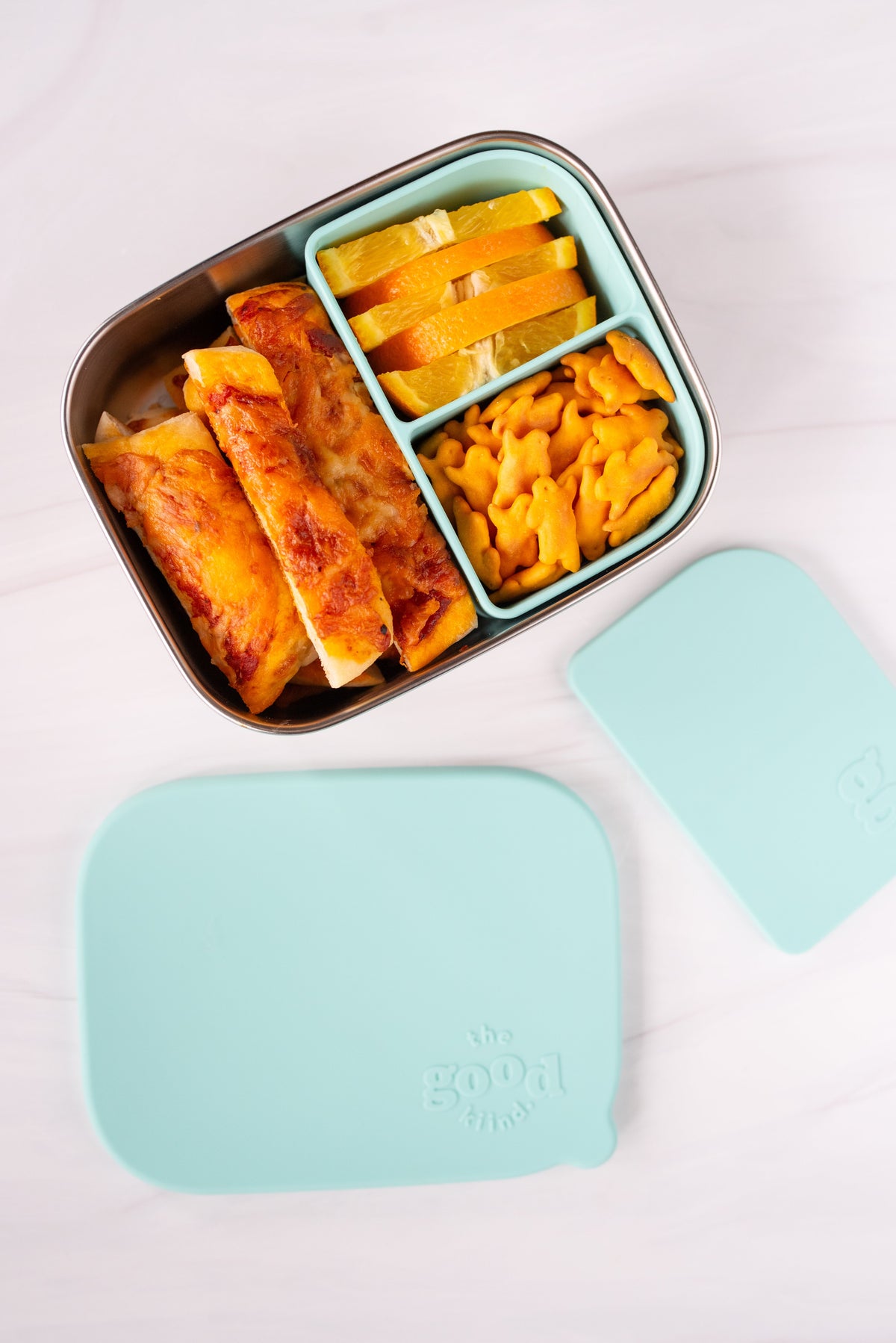 Bento Box with Removable Silicone Pod