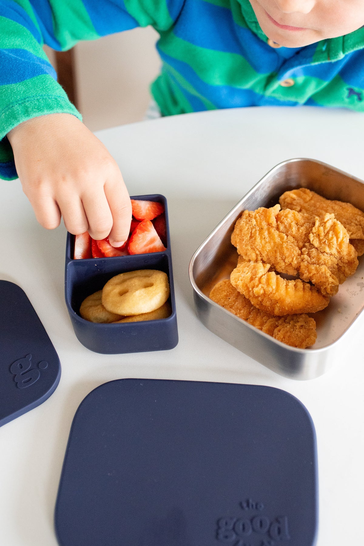 Bento Box with Removable Silicone Pod