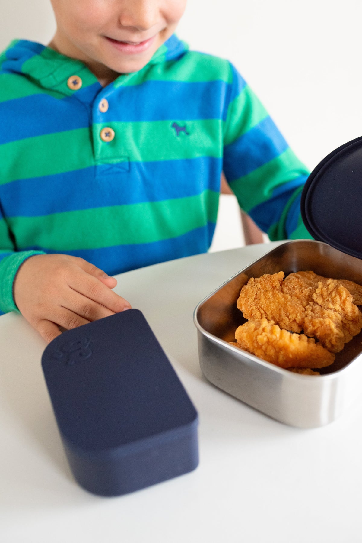 Bento Box with Removable Silicone Pod