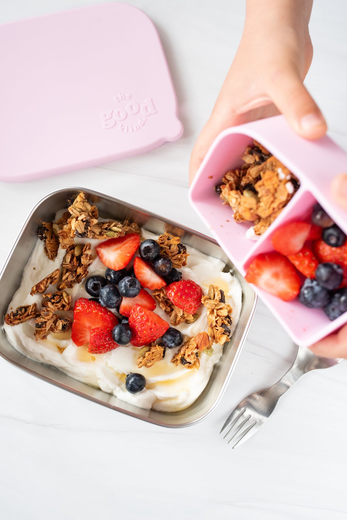 Bento Box with Removable Silicone Pod