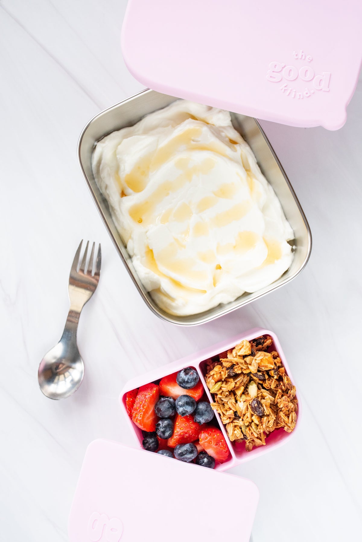 Bento Box with Removable Silicone Pod