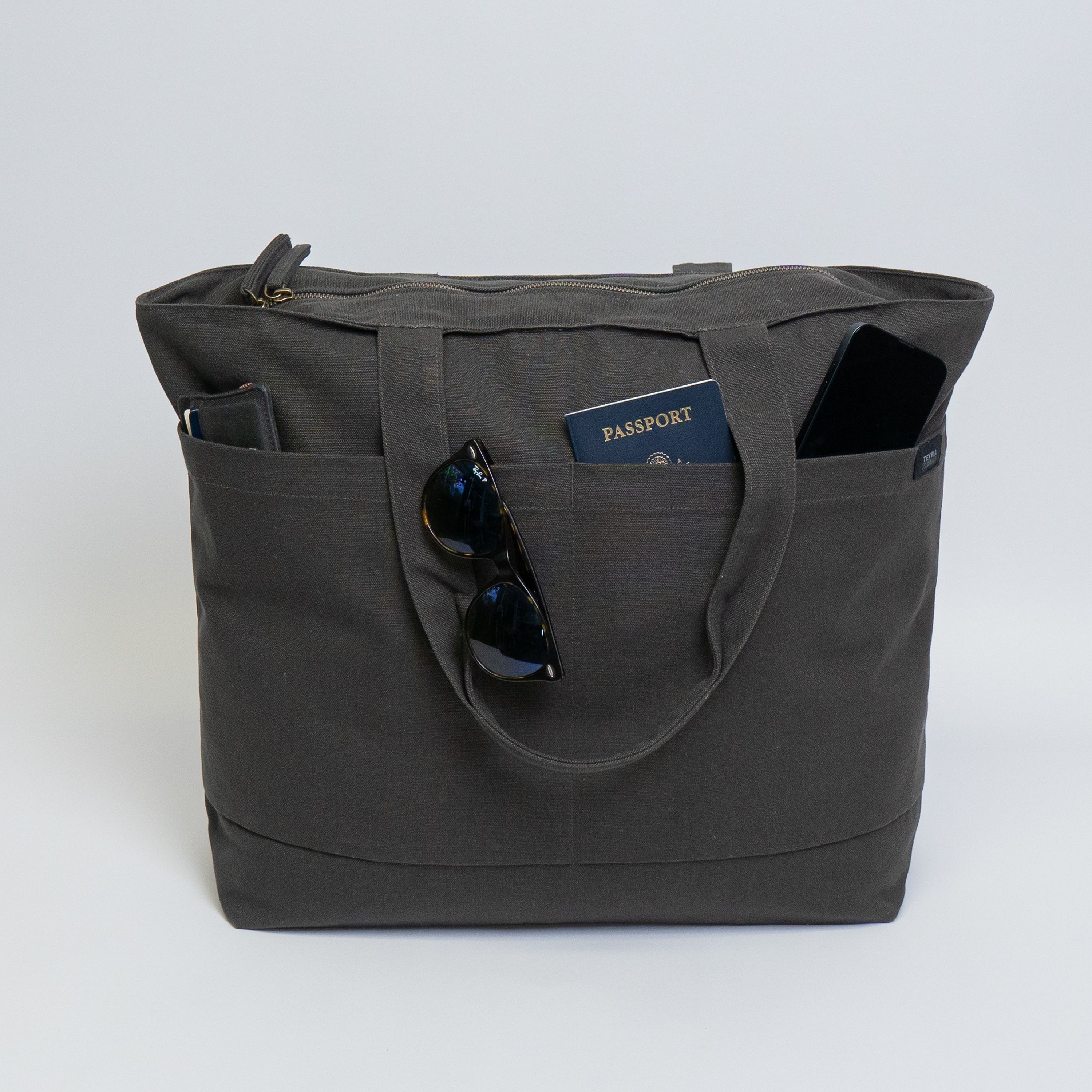Travel Tote Bag with Sleeve (3 Color Options)