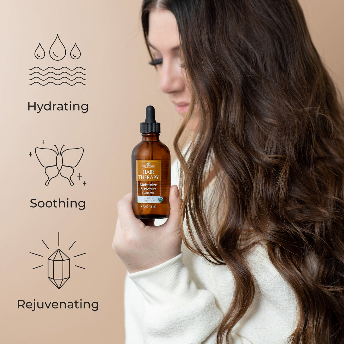 Plant Therapy Moisturize & Protect Hair Oil