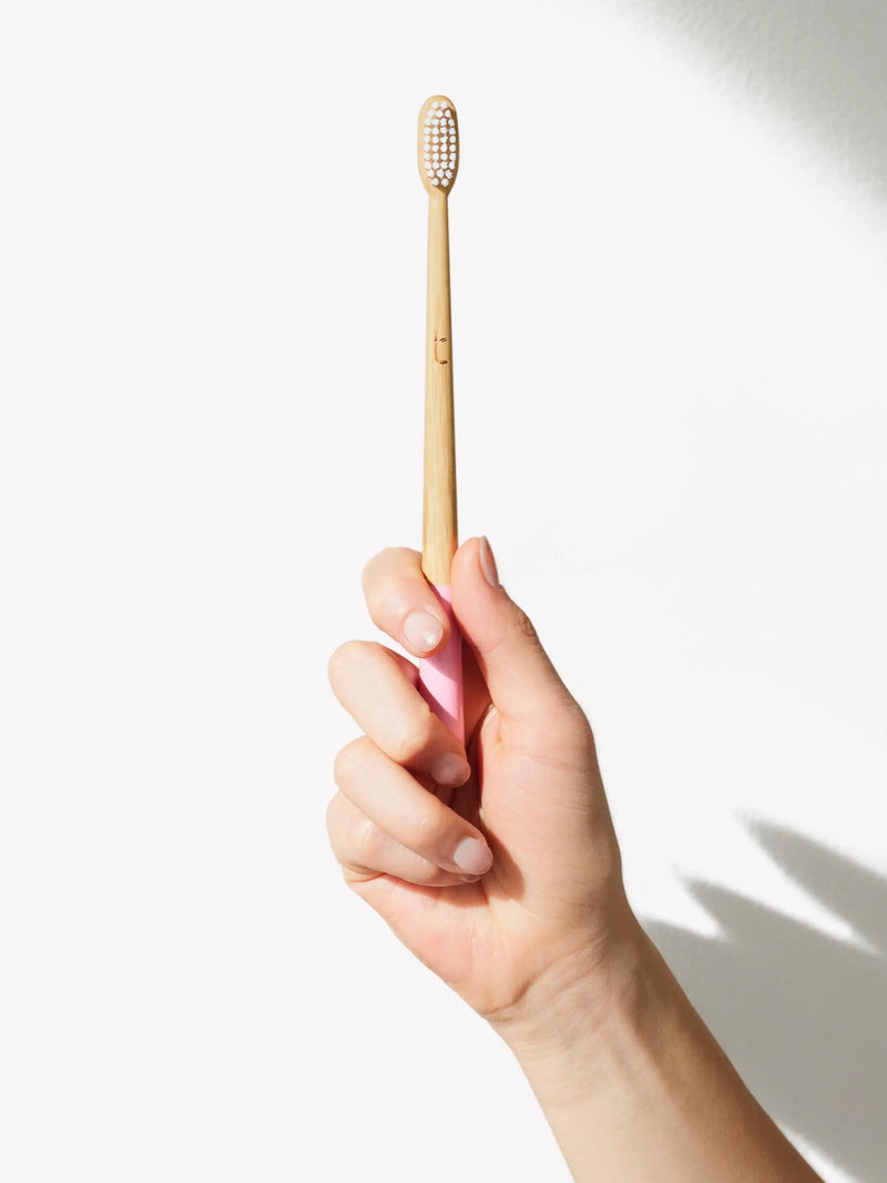 Medium Painted Bamboo Toothbrush