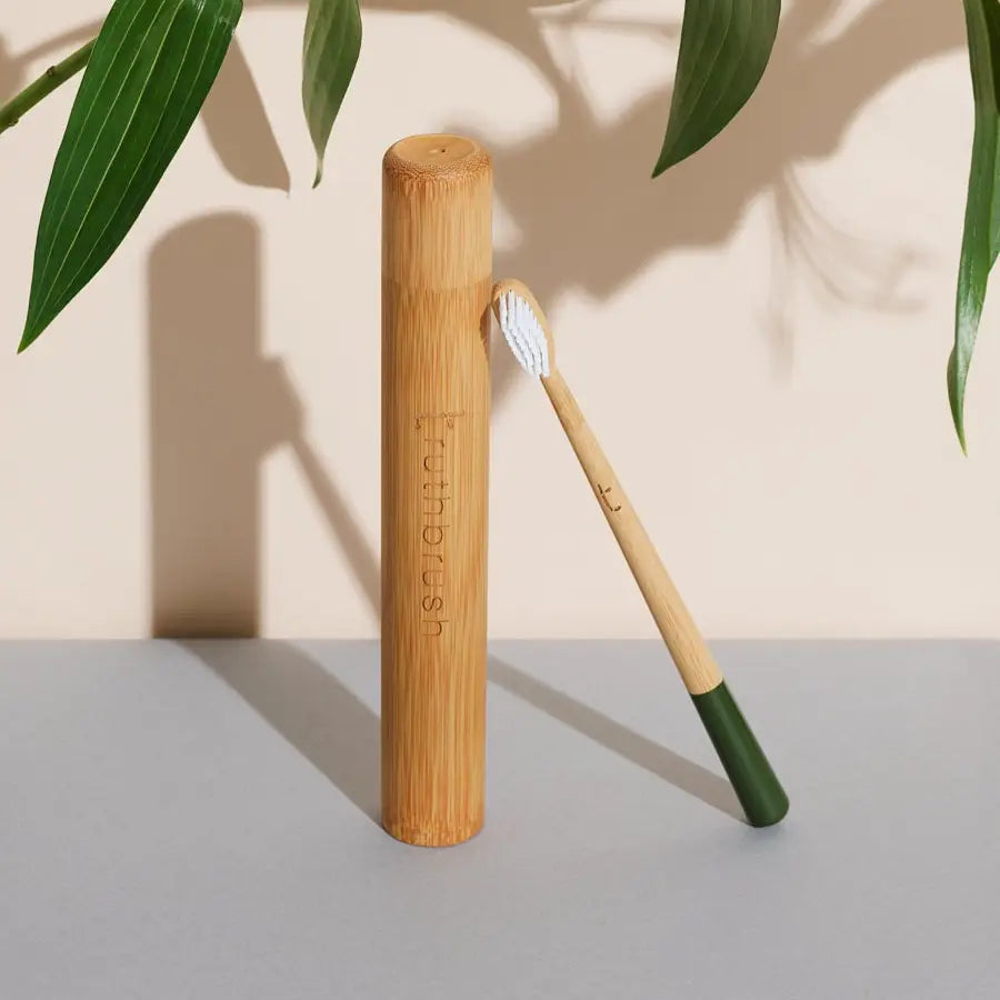 Painted Bamboo Toothbrush with Medium Bristles