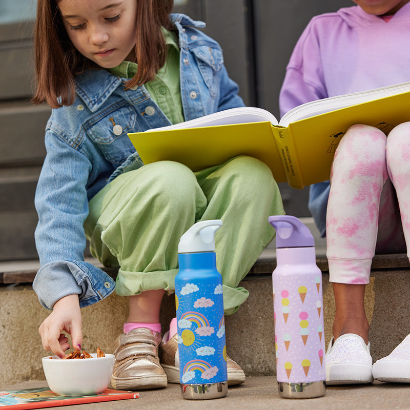 Insulated Kids Stainless Steel Bottle with Flip Seal Sport Cap - 12 oz
