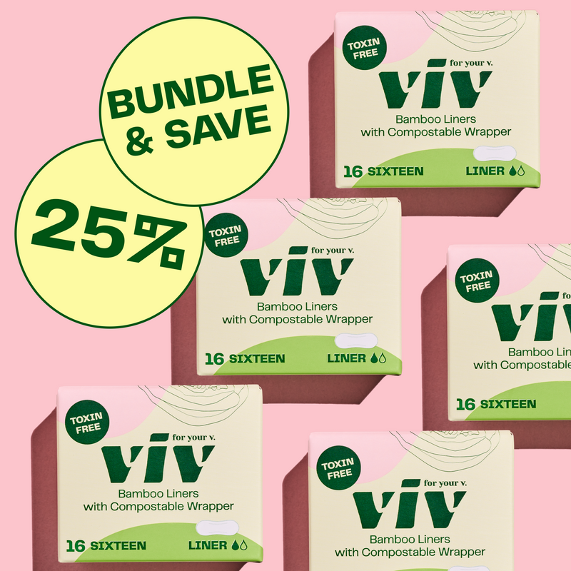 Bamboo Panty Liners Bundle (pack of 4)