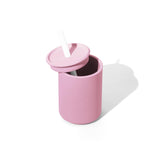 8oz Silicone Sippy Cup - Spill Proof Straw Transition Cup (9 color options)