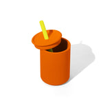 8oz Silicone Sippy Cup - Spill Proof Straw Transition Cup (9 color options)