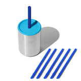 8oz Stainless Steel Sippy Cup - Spill Proof Straw Transition Cup (9 color options)