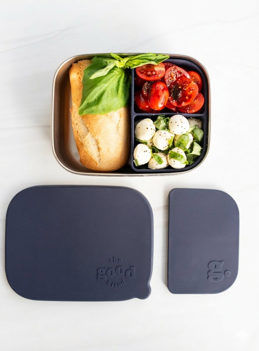 Bento Box with Removable Silicone Pod