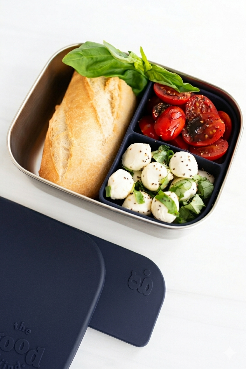 Bento Box with Removable Silicone Pod