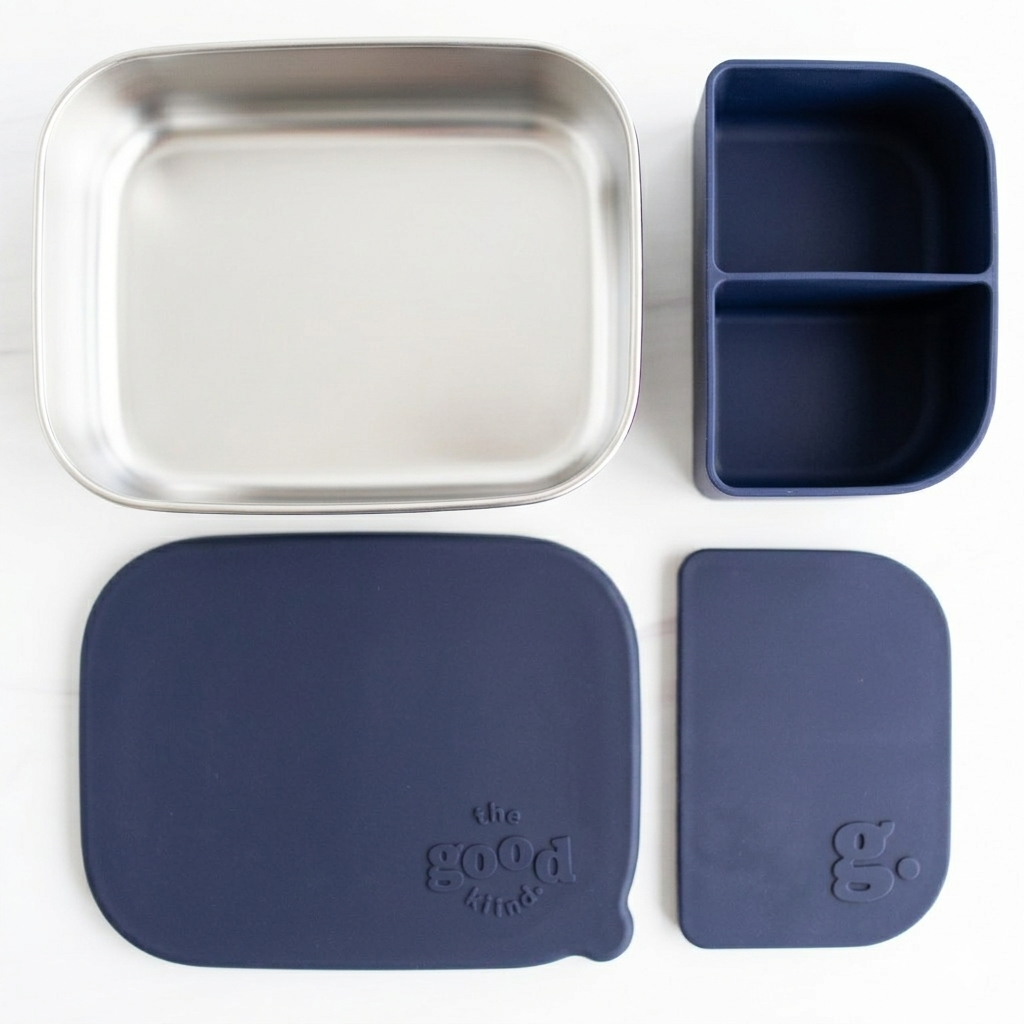 Bento Box with Removable Silicone Pod