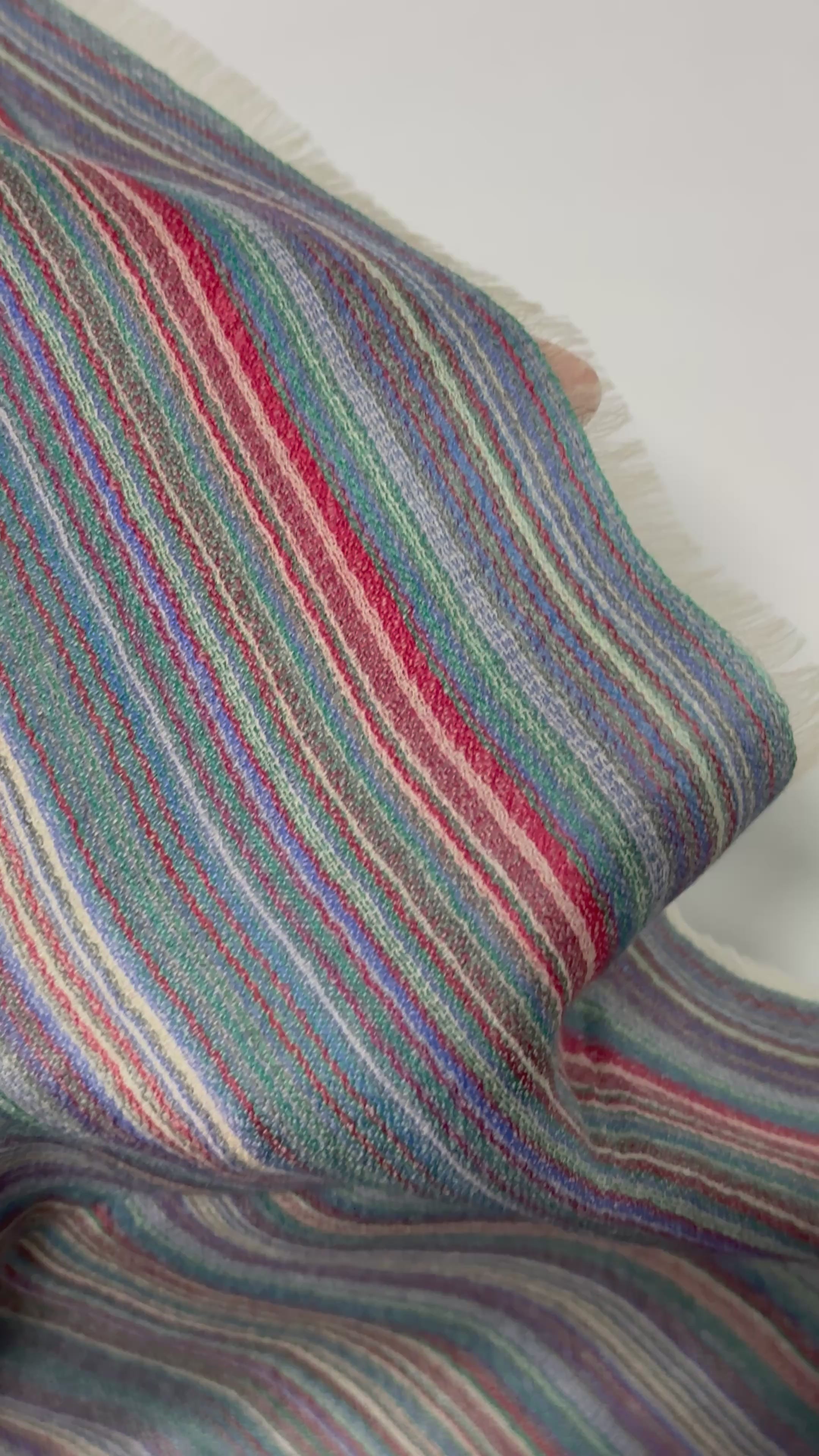 Pure Cashmere Scarf - Statement Stripe
