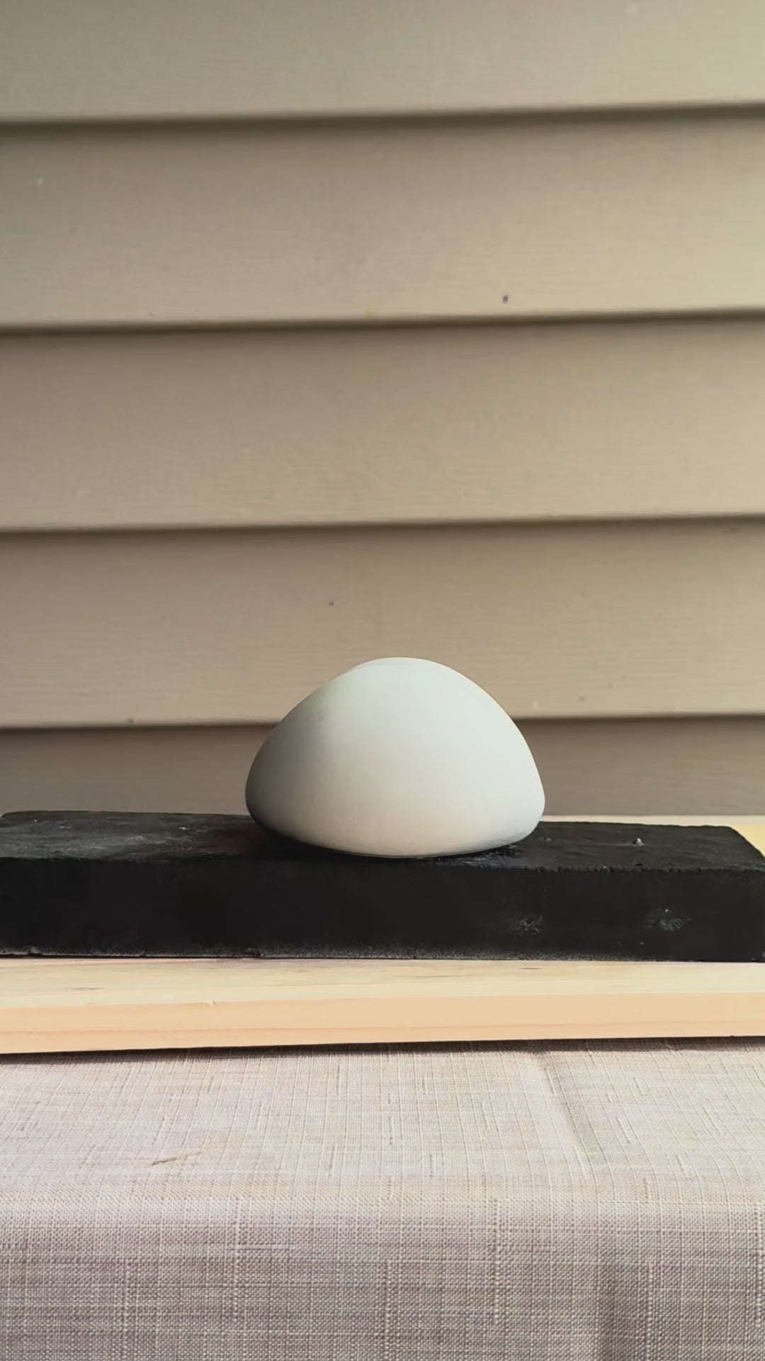 Concrete Bun Phone Holder - Handmade