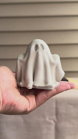 Cute Halloween Ghost - Concrete Decor
