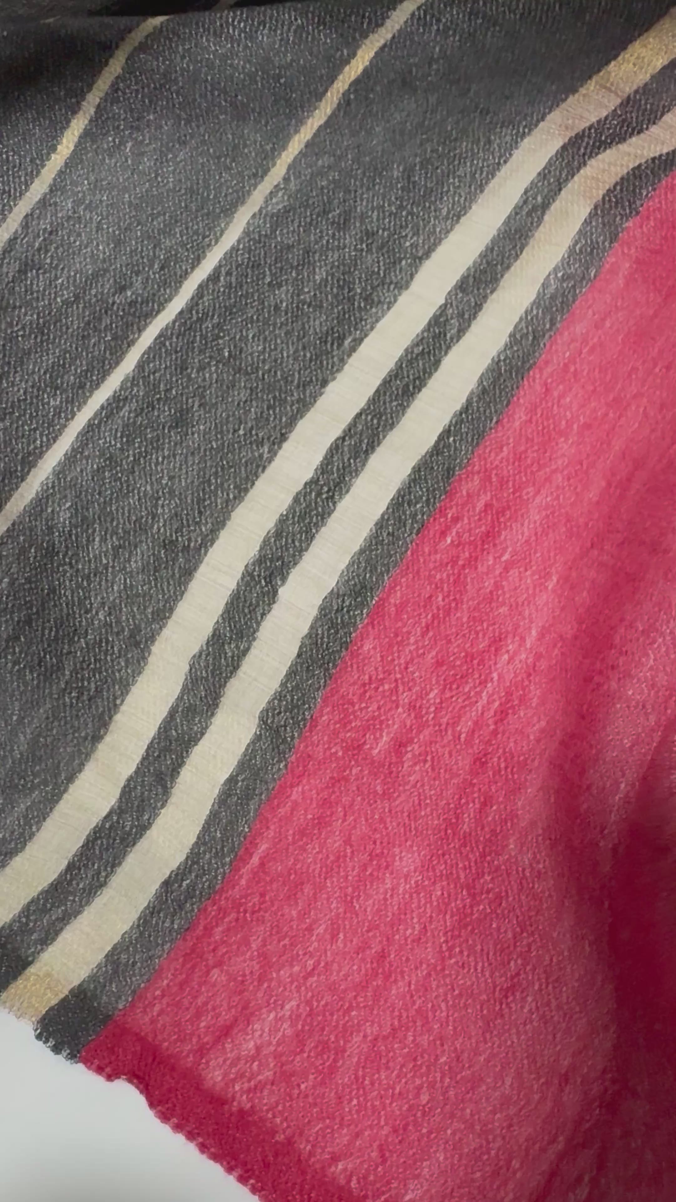 Pure Cashmere Scarf - Colorblock