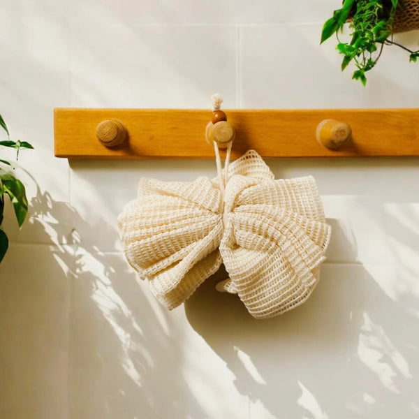 Shower Pouf / Loofah | Ramie Exfoliating Sponge