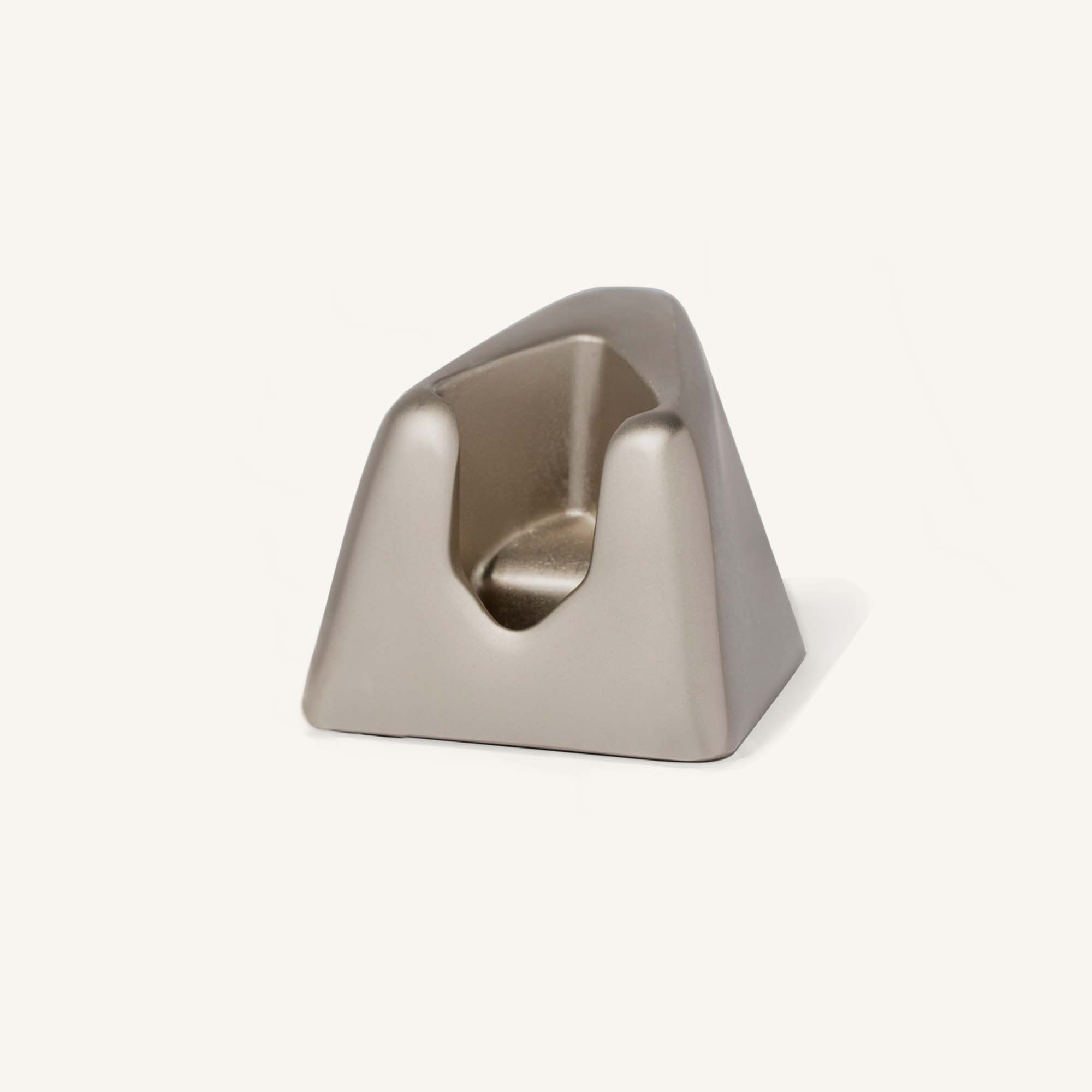Pivoting Head Razor Stand - Silver