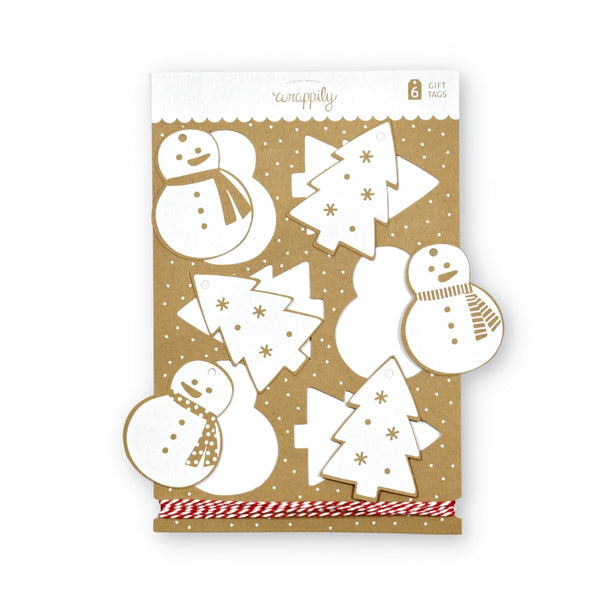 Snow Scenes Gift Tags