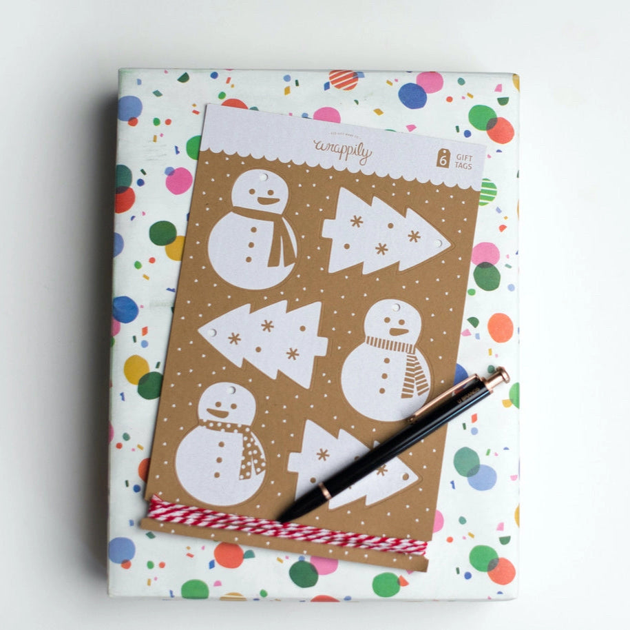 Snow Scenes Gift Tags