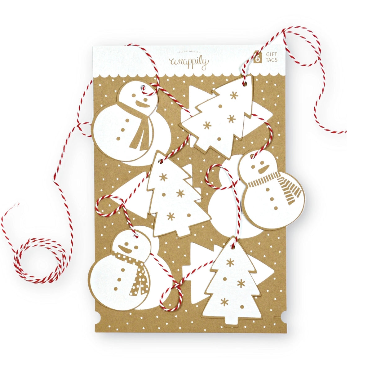 Snow Scenes Gift Tags
