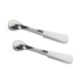 Stainless Steel Infant Spoons - Thin & Long (8 color options)