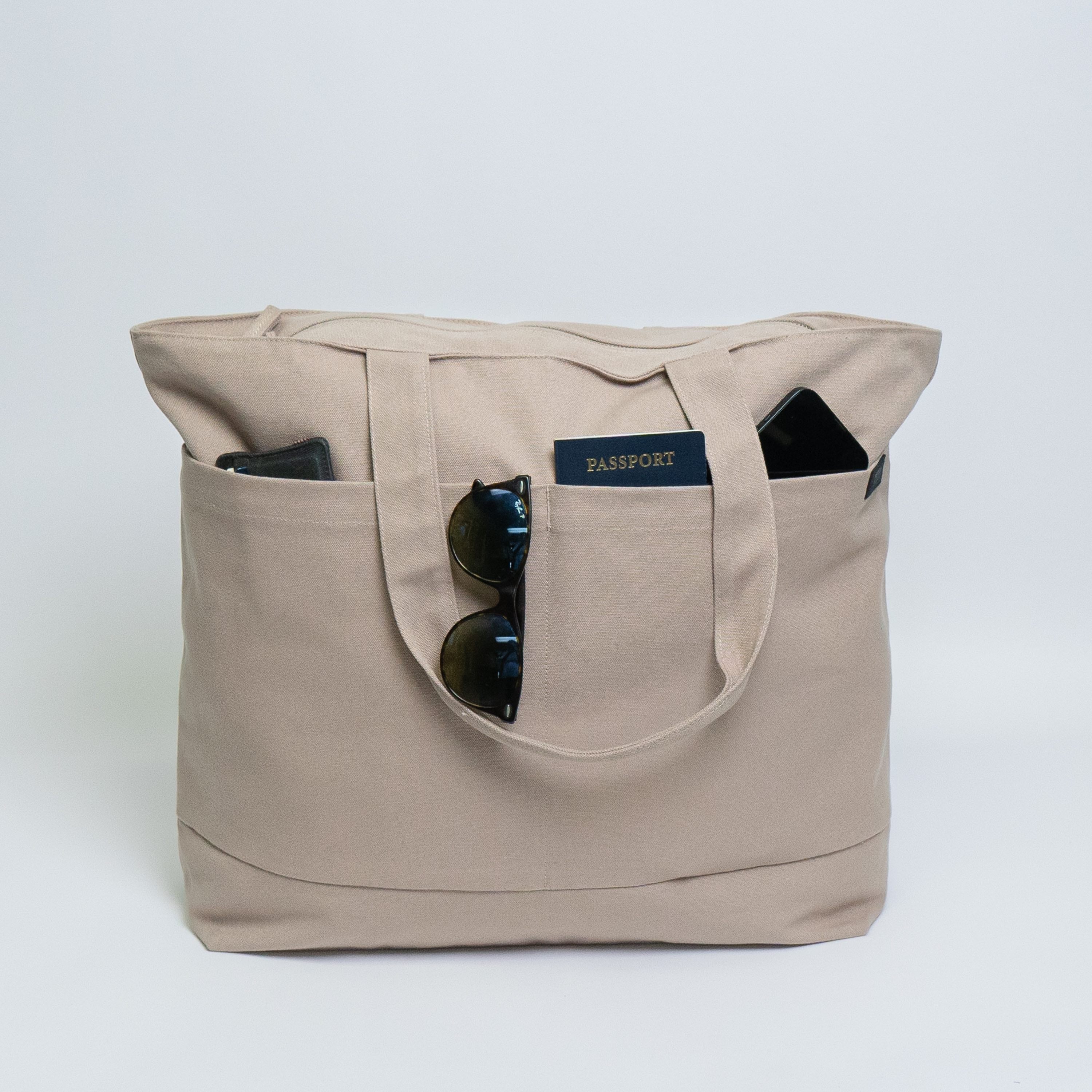 Travel Tote Bag with Sleeve (3 Color Options)