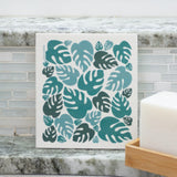 WASHCLOUD® - Swedish Dish Cloth - Monstera Flora