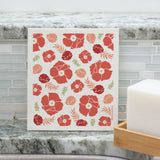 WASHCLOUD® -  Swedish Dish Cloth - Scarlett Poppy