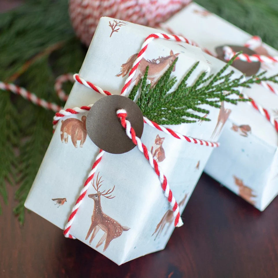Winter Animals Eco Gift Wrap (Double Sided)