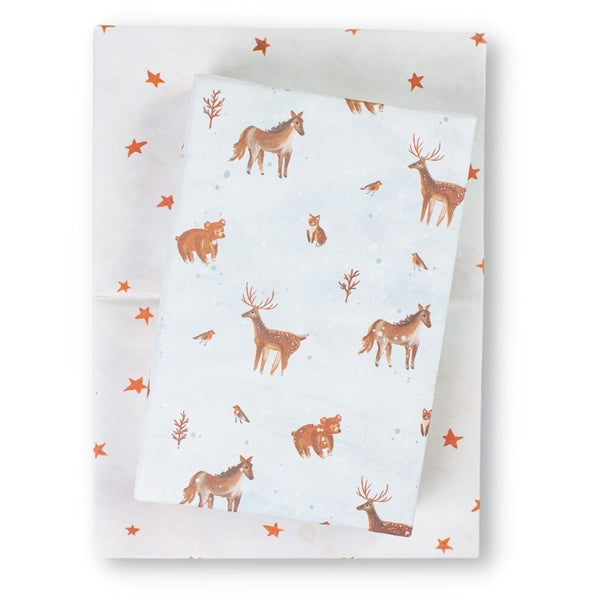 Winter Animals Eco Gift Wrap (Double Sided)