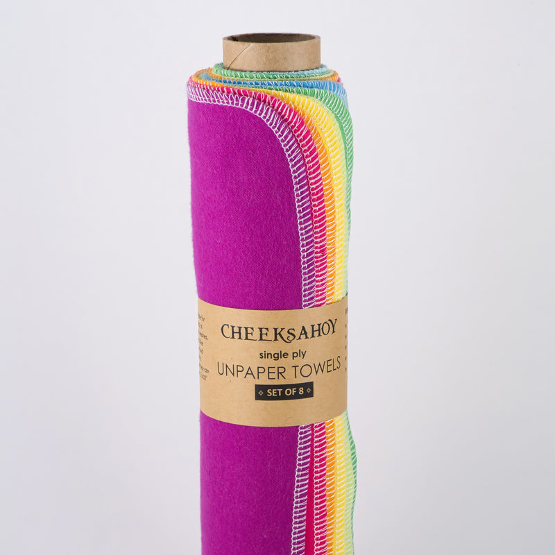 Pre-Rolled Rainbow Unpaper Towels