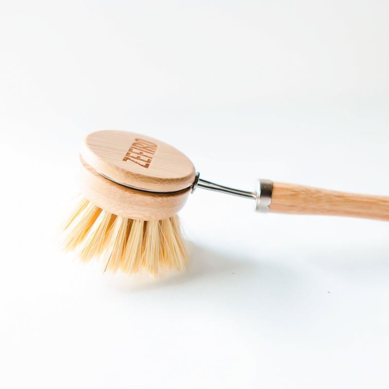 Bamboo Handle Dish Brush — The Happy Hensters
