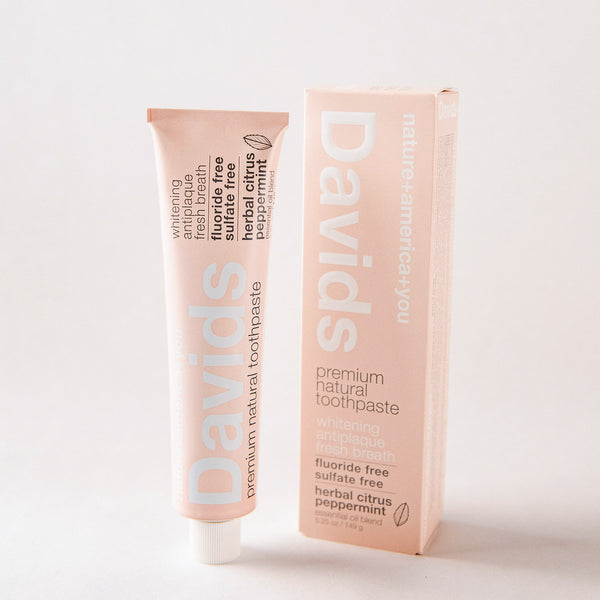 Davids Natural Toothpaste - Herbal Citrus Peppermint