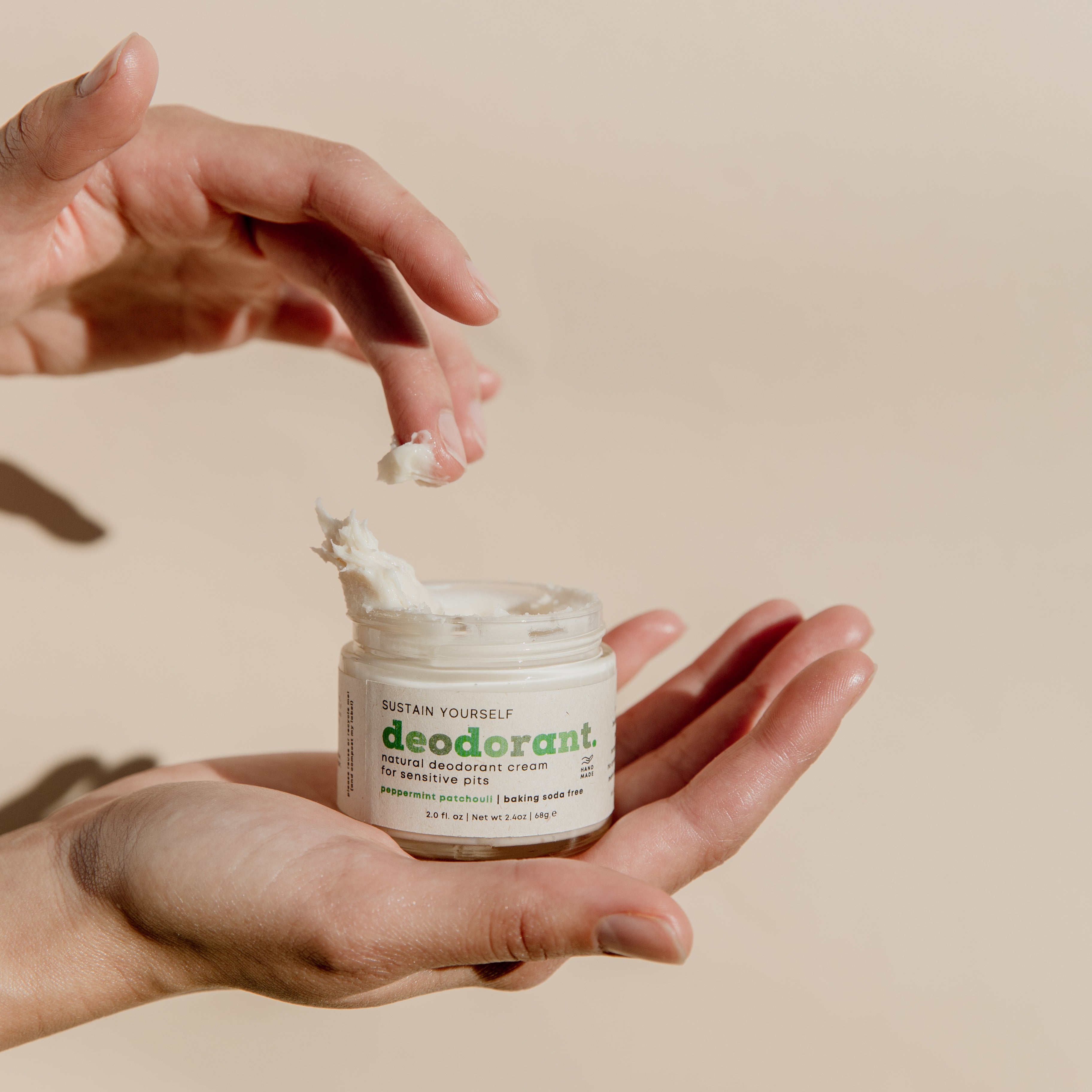 Peppermint Patchouli Deodorant Cream