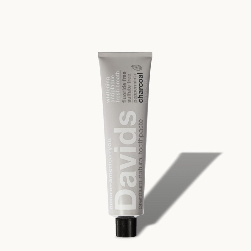 Davids Natural Toothpaste - Peppermint Charcoal