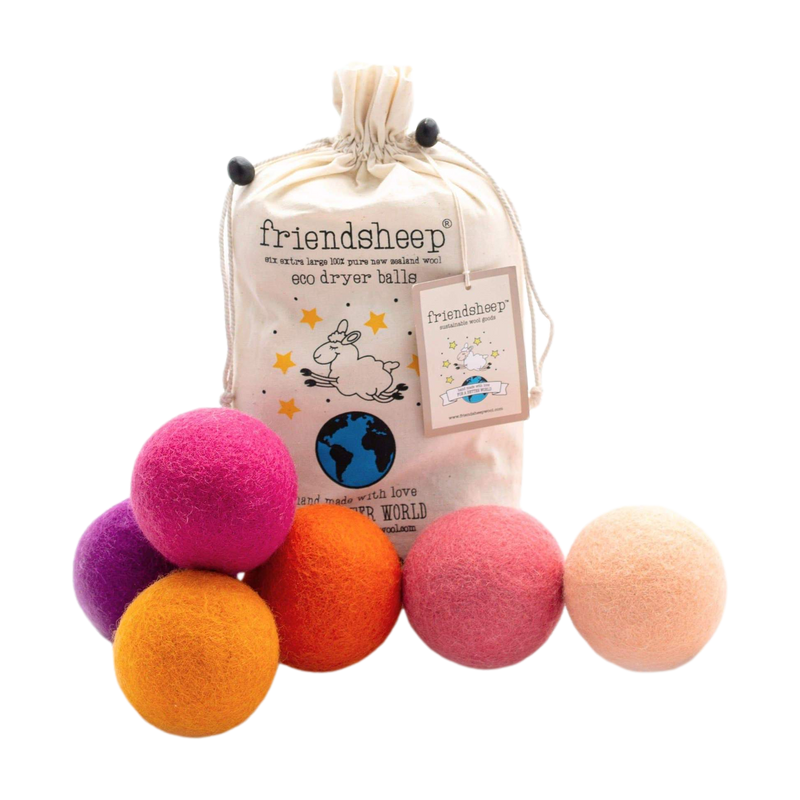 Tropical Sunset Wool Dryer Balls - Pack of 6