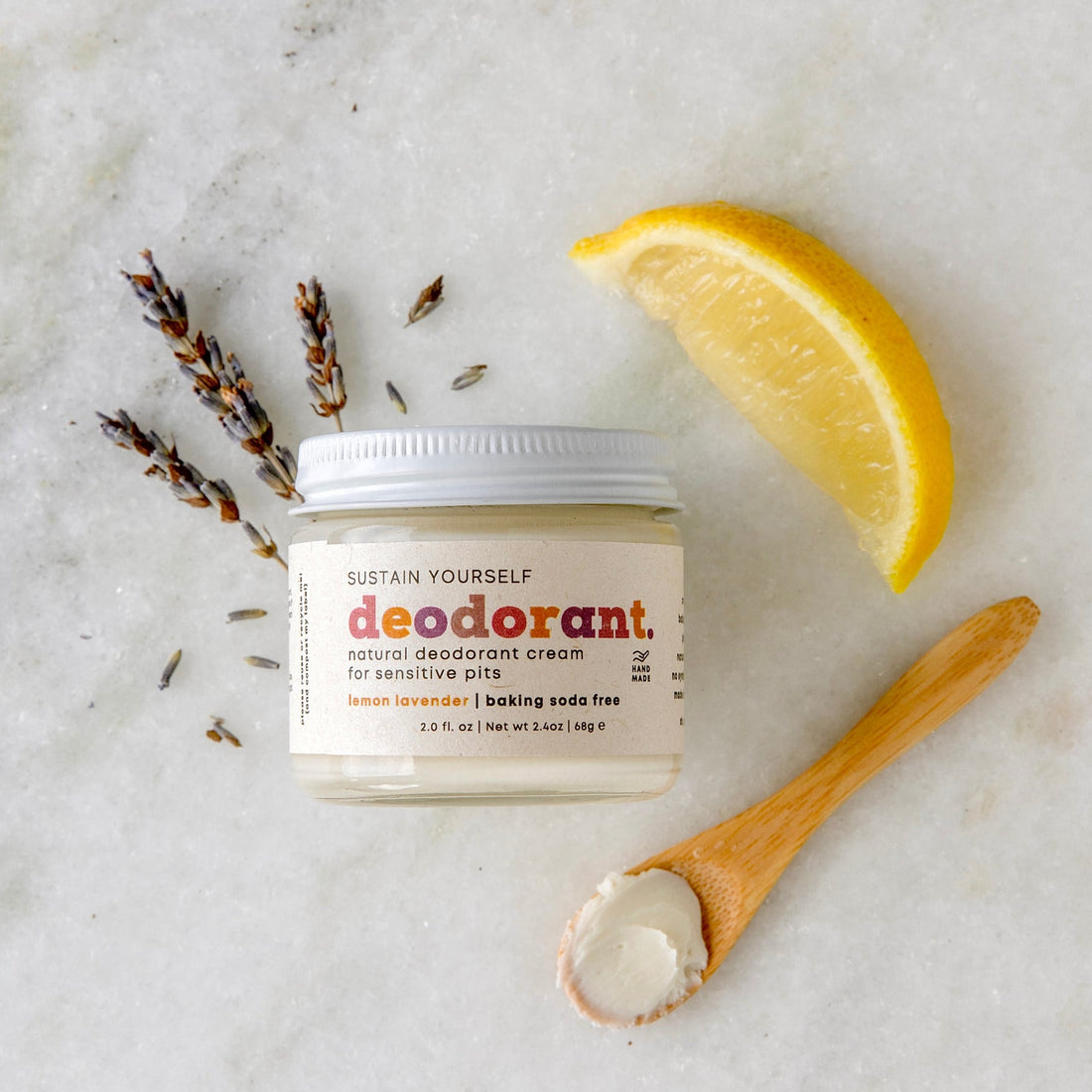 Lemon Lavender Deodorant Cream