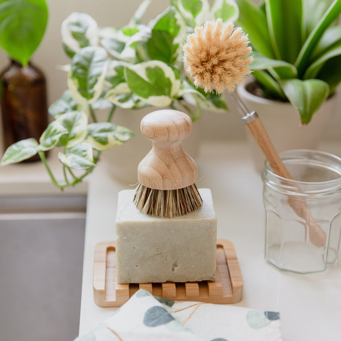 Bamboo Self Draining Soap Dish